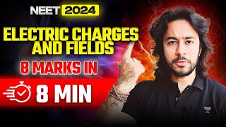 Electric Charges & Fields | Quick Revision 8 Marks | NEET 2024 | Kshitiz sir #neet #neet2024