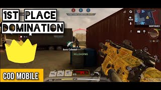 COD Mobile Gameplay 1st Place Domination | 38 Kills (GT : Calli617)