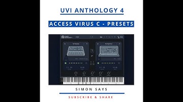 UVI Anthology 4 - Access Virus C Presets