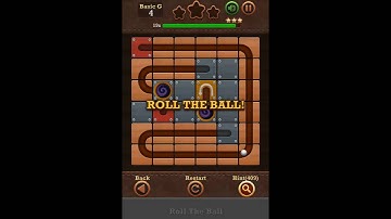 Roll The Ball Slide Puzzle 2 - Basic G Level 4 Walkthrough