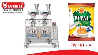 SAMA Tea Packing Machine - Twin Pack | Sama Engineering