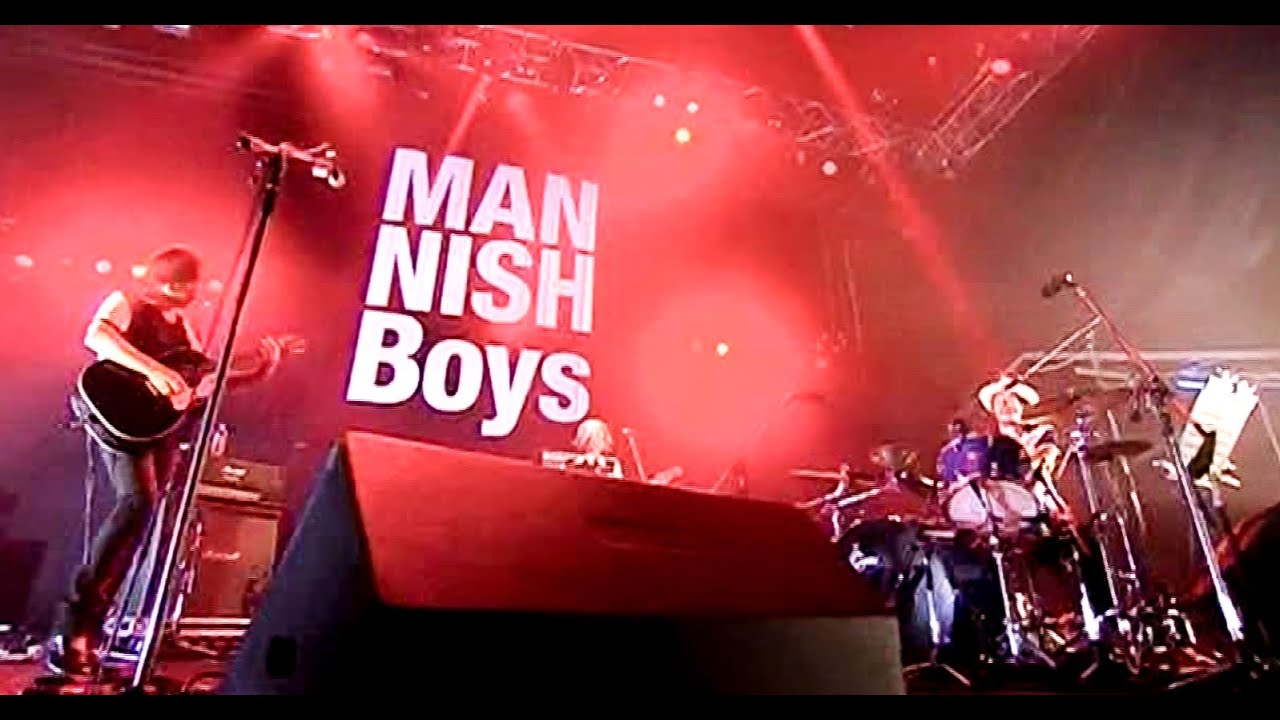 Live】MANNISH BOYS「Dark is easy」2013 - YouTube