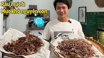 Râu Mực & Mực Khô Nguyên Con Đặc Khu Phú Quý