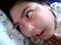 Minha filha...tão feliz quando recebe carinho...