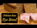 Rye bread made at home