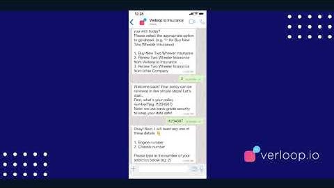 Conversational AI in Insurance | Renew Policy