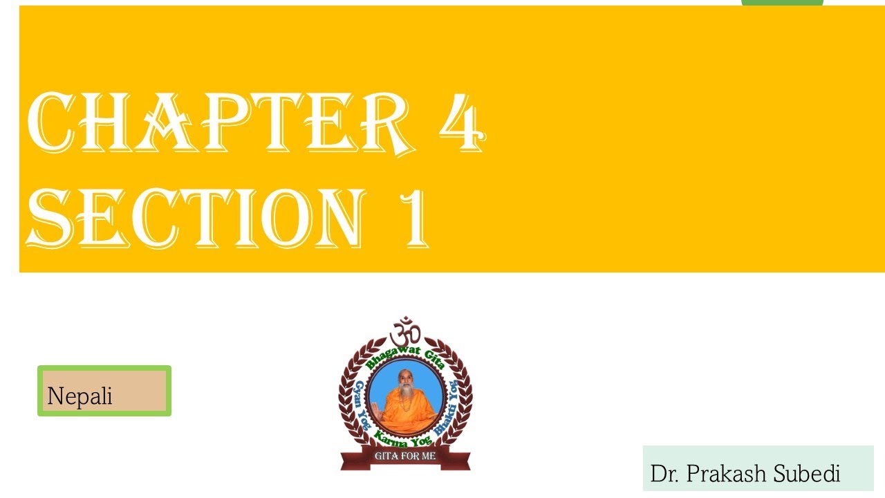 Chapter 4 section 1 Nepali - YouTube