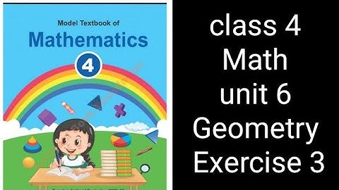 Class 4 Math | Unit 8 Exercise 3 | Geometry | NBF Federal Board