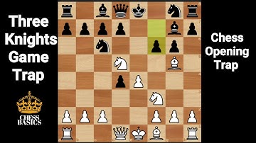 Three Knights Game Trap | Chess Opening Traps and Tricks to know