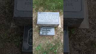 'Christmas Eve' name of family pet gravestone in cemetery