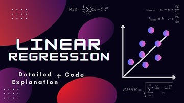 Linear Regression in depth with code | Machine Learning Tutorial