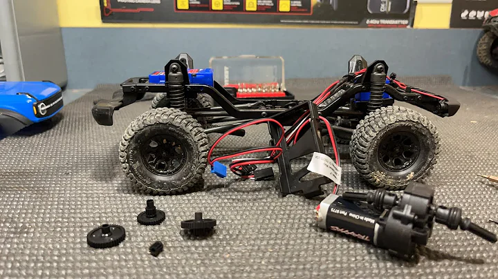 Live TRX4m Installing Low Range Gears!