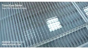 (joyce@huasuny.com)Transparent Led Display for Glass Window/Wall P6/ P10