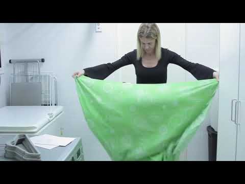 Cómo colgar la ropa en el ténder 