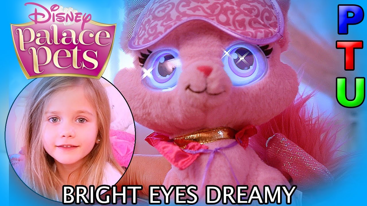 DISNEY PRINCESS PALACE PETS Bright Eyes DREAMY Princess Aurora Plush Doll Playtime Toy Unboxing