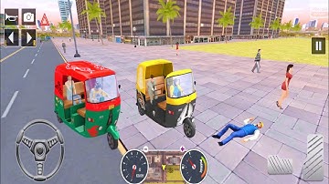 Tuk Tuk Auto Rickshaw Driving Game - #2 Android Gameplay Video | Free Driving Games