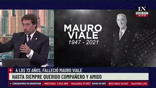 Eduardo Feinmann contó cómo fueron las últimas horas de Mauro Viale