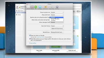 How to block calls to my Skype® Number  On Mac