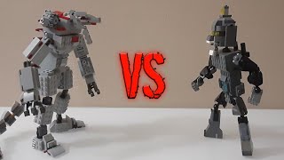 Lego Mechagodzilla vs Mecha Kong Stop Motion