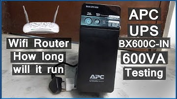 APC BX600C-IN BACK-UPS 600VA APC UPS Unboxing Overview & Testing.