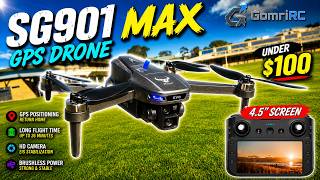 Brushless GPS Drone with Screen Controller for UNDER $100 | ZLL SG901 MAX