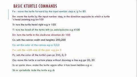 computer ch 5 more about kturtle commands