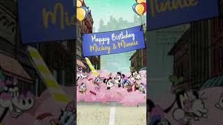 Happy Birthday Mickey &amp; Minnie! #Shorts