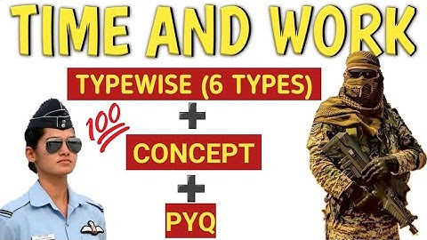 Time and work | AFCAT Maths | CDS MATHS | AFCAT 1 2021