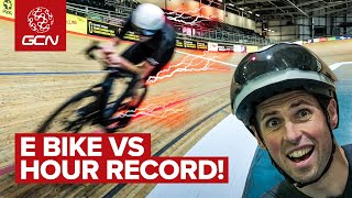 Can We Break The Hour Record? (On An E Bike!)