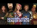 Civilization 6: Gathering Storm - All Leader Introductions
