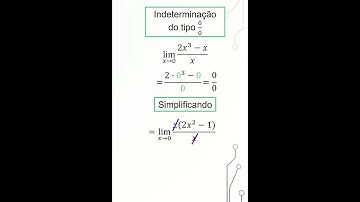 LIMITE - Simplificação para resolver limites do tipo 0 sobre 0