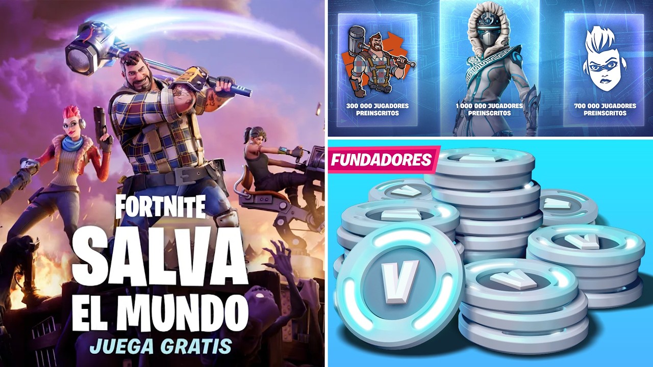 CONFIRMADO SALVAR EL MUNDO GRATIS: FUNDADORES, PAVOS y MÁS CAMBIOS