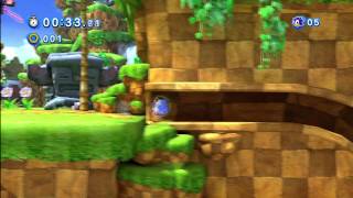 Sonic Generations: Gameplay Demo: Classic Sonic- Green Hill Zone (HD)