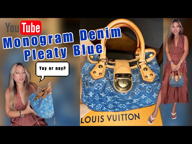 Unboxing, Review & Mod Shots of my Louis Vuitton Denim Pleaty yr 2006 - What fits? class=