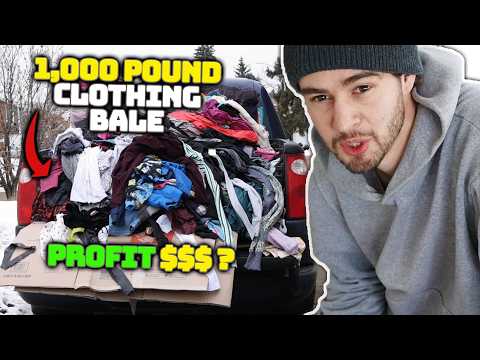 I Bought a Goodwill Bale… Profit or Loss? (Full Unboxing + Breakdown)