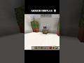 I Built an Armor Display in Minecraft 🛡️ | Creative Build