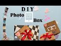 D I Y Photo Box🎁 | Full tutorial with measurements #createwithshi #diy #craft #craftwithshi #shorts