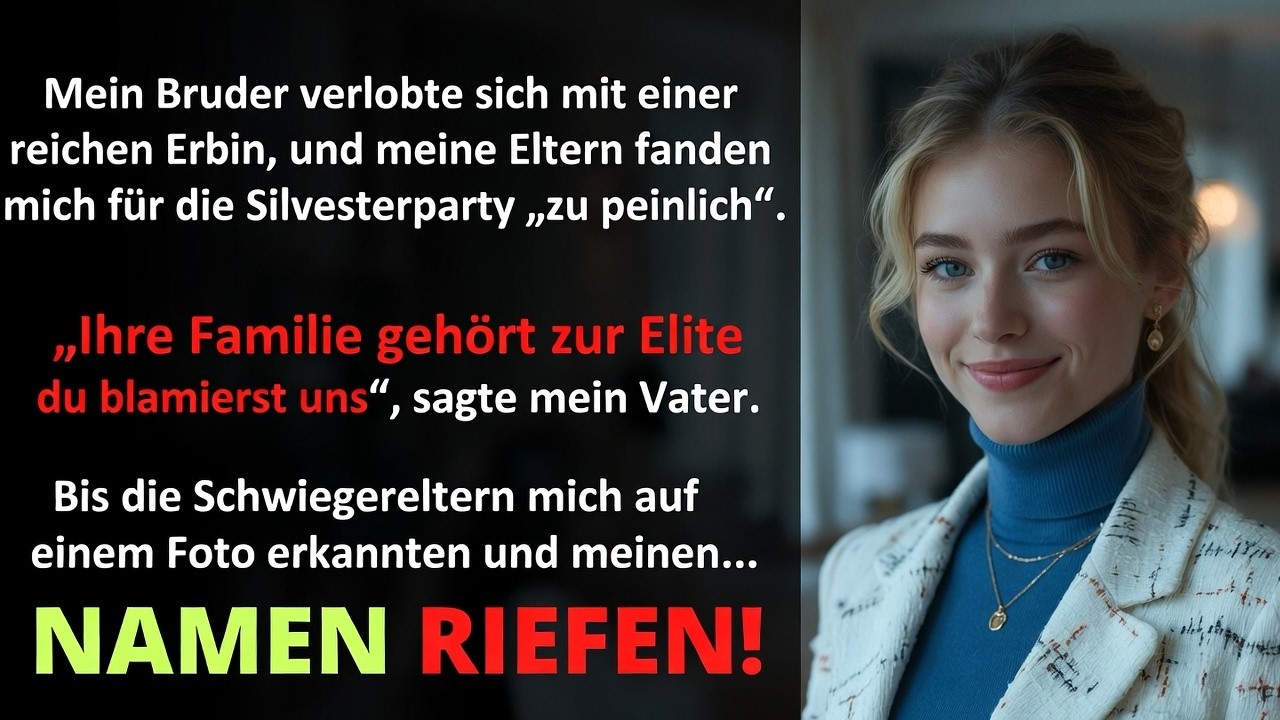 Mein Bruder versteckte mich vor seinen reichen Schwiegereltern – bis sie mich auf der Party erkannte