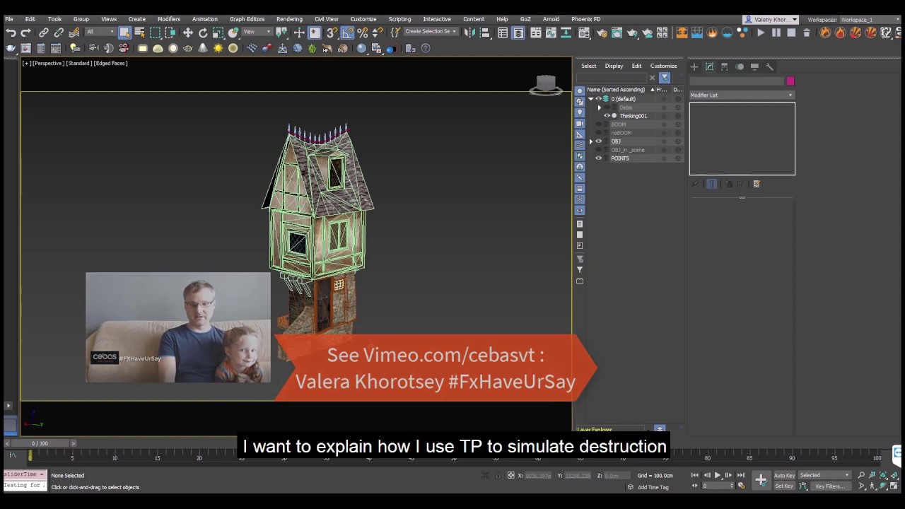 Valera Horotsei (Game-Insight.com): "Break it"-"Bake it" thinkingParticles Unity tutorial Game FX