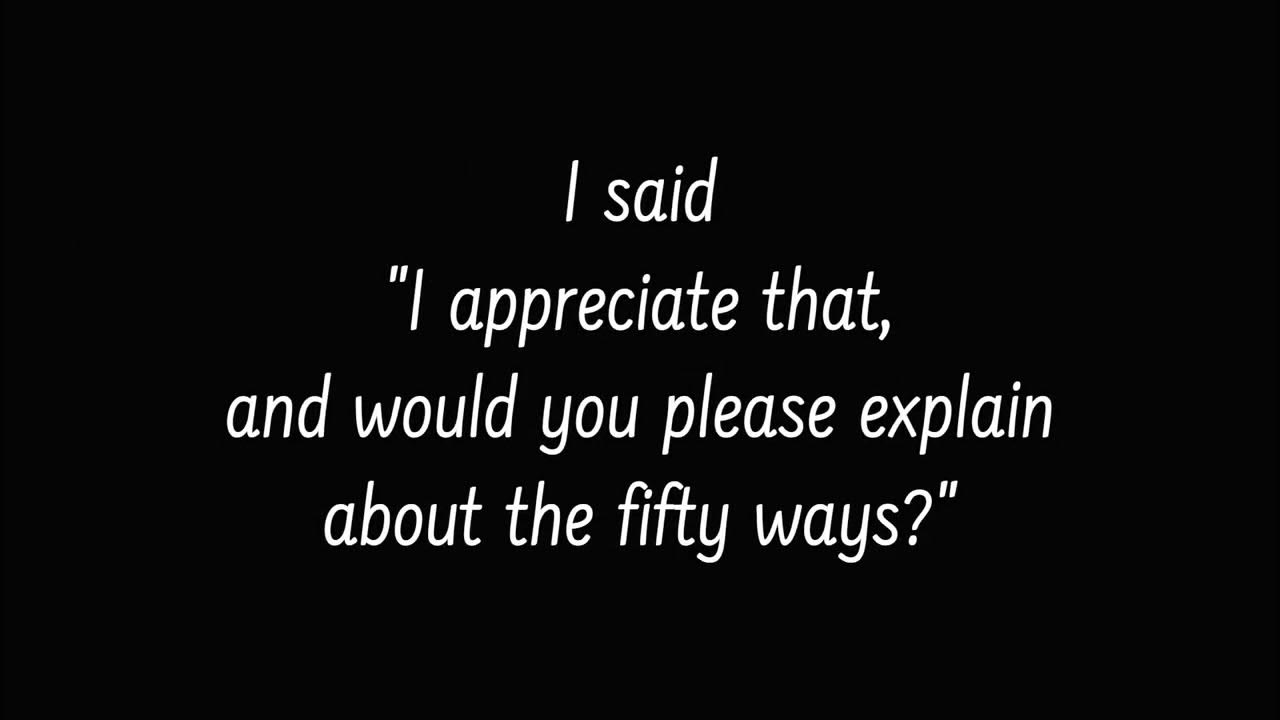 Paul Simon 50 Ways To Leave Your Lover [Lyrics] YouTube