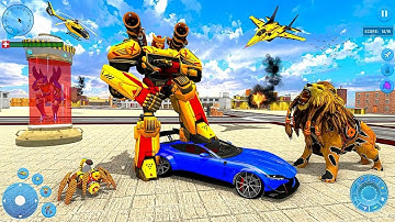 Bumblebee Animals Robot Multiple Transform Game 2024 || Android Gameplay