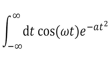 Fourier Transform of a Gaussian