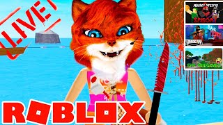 СТРИМ MAD SITY MURDER MYSTERY 2 ЭПИК МИНИГЕЙС РОБЛОКС| Хоррор выживание Roblox | Кошка Лиса