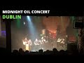 Capture de la vidéo Midnight Oil Concert In Dublin, Ireland