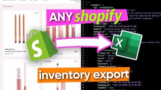 SCRAPE ANY SHOPIFY SITE INVENTORY TO EXCEL | SHOPIFY API ACCESS AND WORKFLOW TUTORIAL