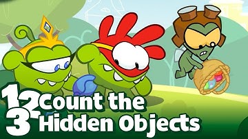 Count Hidden Objects with Om Nom 🚀