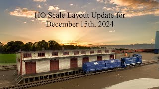 HO Scale Layout update for December 15th, 2024