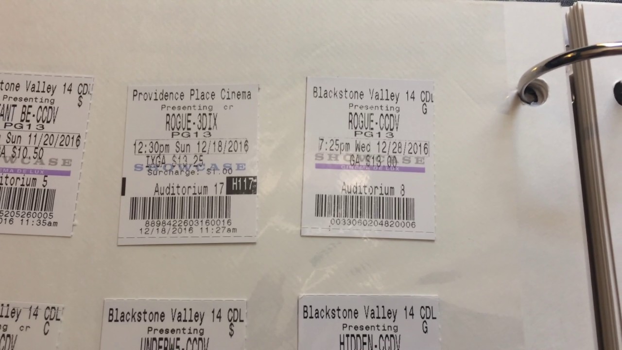 My Movie Ticket Stub Collection Part 7 - YouTube