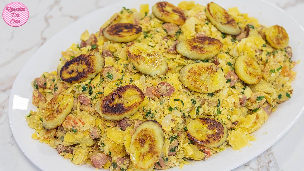 JÁ COMEU FAROFA DE BANANA COM BACON? AGRIDOCE COMBINAÇÃO PERFEITA 😋