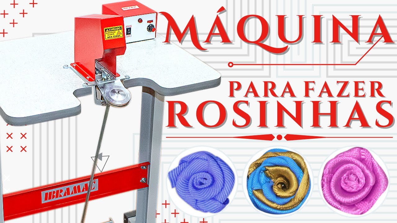 Máquina de Fazer Florzinha Rosinha Rococó - Lançamento Ibramac